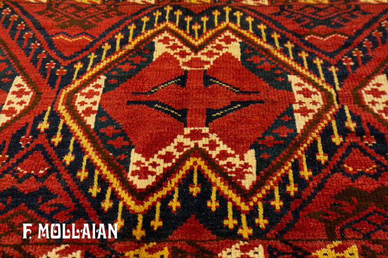 Antique Turkmen Sella Rug n°:39876644